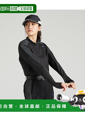 日本直邮 PF Tech Line 女士高尔夫3D立领长袖衬衫运动高领