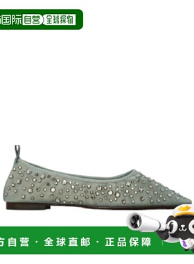 香港直邮Tory Burch 水晶芭蕾鞋汤丽柏琦单鞋 162066