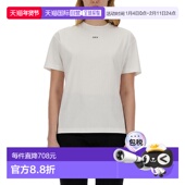 T恤 香港直邮off OWAA089S24JER009针织 Diag 条纹短袖 white 女士