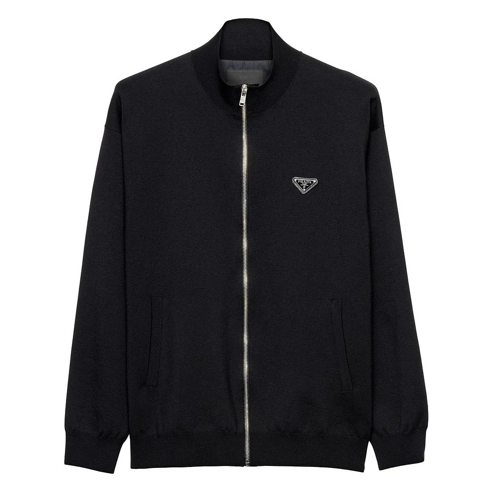 PRADA 男士衬衫 UMG3321411F0002NERO AW2024 黑色