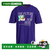 香港直邮潮奢 舒适时尚 Diesel 男士 1h可退 purple紫色 迪赛 T恤