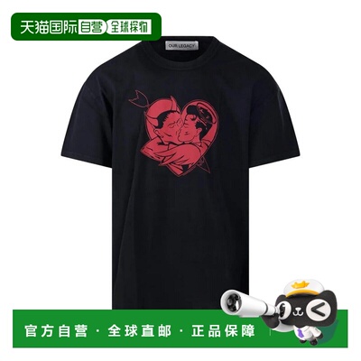 香港直邮OUR LEGACY 男士T恤 M2266LLPRINT SS2026 黑色 Loose Ts