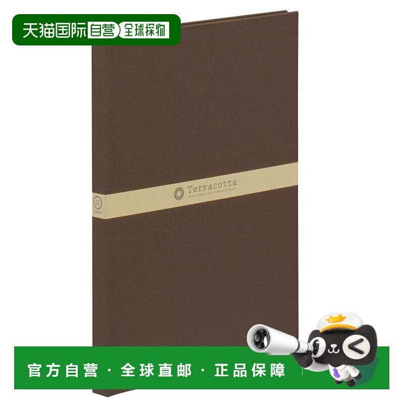 【日本直邮】Nakabayashi仲林 笔记本型相册TERRACOTTA A4 黑色 - 实物图