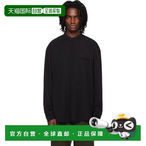 Entire Studios 男士 黑色 Mao Dart 衬衫 ESSS26SR01016BLACK001