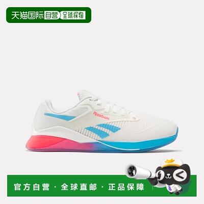 自营Reebok Nano X4 Women's Shoes - chalk/future cyan/pink bl