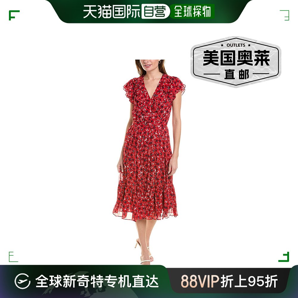 Brooks Brothers Poppy 中长连衣裙 - 红色 【美国奥莱】直发