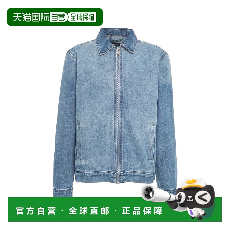 自营7 for all mankindDenim Jacket With Full Zipper - blue 美