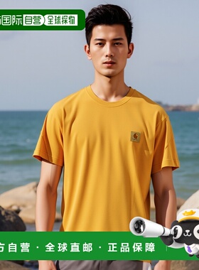 香港直邮CARHARTT WIP 男士T恤 AW2024 I0307802BWGD 黄色男装