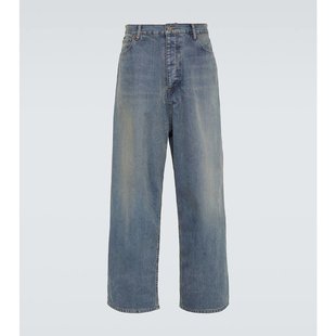 防水阔腿牛仔裤 潮奢 男士 Balenciaga 000895 巴黎世家