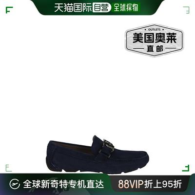 salvatore ferragamoPeter Crosta 绒面革驾驶鞋 - 蓝色 【美国奥