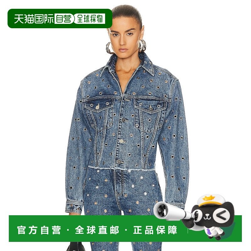 1h可退 香港直邮Alaia 女士 网眼夹克 AA9V02783X018 舒适时尚,男装,夹克,淘宝优惠券,粉丝福利购,淘宝优惠卷