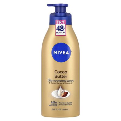 妮维雅,Cocoa Butter Body Lotion, 16.9 fl oz (500 ml)