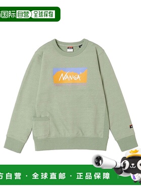 1h可退 日本直邮NANGA 儿童款ECO HYBRID BOX LOGO卫衣 NW24451F3
