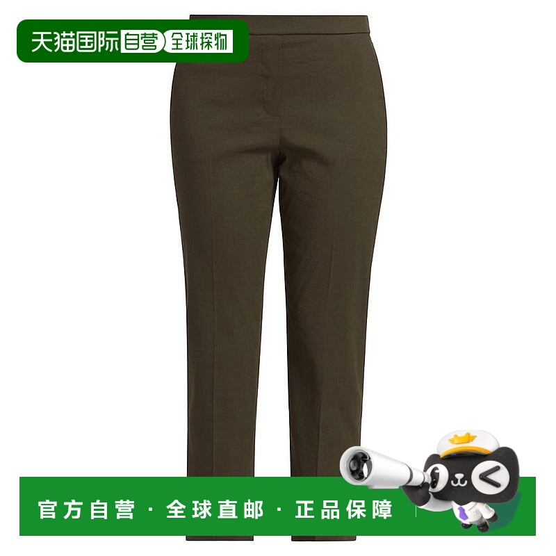 【美国直邮】Theory|Treeca 亚麻套穿式七分裤弹力裤子