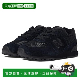 1h可退 香港直邮New Balance 男童 574 Bungee 系带运动休闲鞋(/