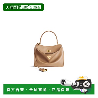 欧洲直邮BALENCIAGA (2025 年新品) Rodeo 女式拿铁迷你款手袋