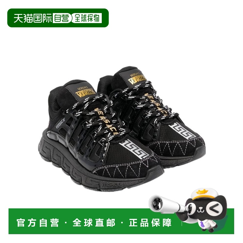 香港直邮Versace 系带运动鞋 10074821A049802B150