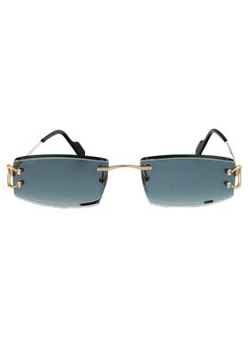 CARTIER 男士太阳镜 CT0465S003 AW2024 绿色 logo标识太阳镜