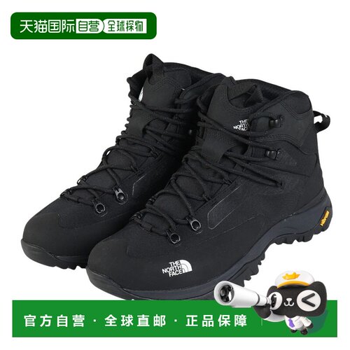 日本直邮北面THE NORTH FACE 舒适 中帮 户外功能鞋 男款 黑色