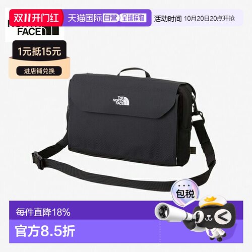 日本直邮THE NORTH FACE 前配件口袋单肩包 NM92401新款