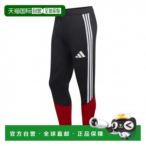 日本直邮adidas 德国代表队2026蒂罗训练长裤 KB4442 运动长裤 黑