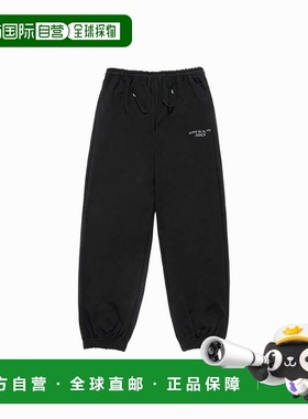 韩国直邮acme de la vie AKMEDRABI 基本款徽标纳绒长裤 基本款黑