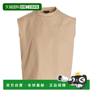 JDPS23TO090121476Beige 罩衫 香港直邮Jejia 圆领无袖