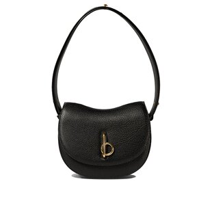 BURBERRY 女士单肩包 8097223 AW2024 黑色 Riding Horse Bag