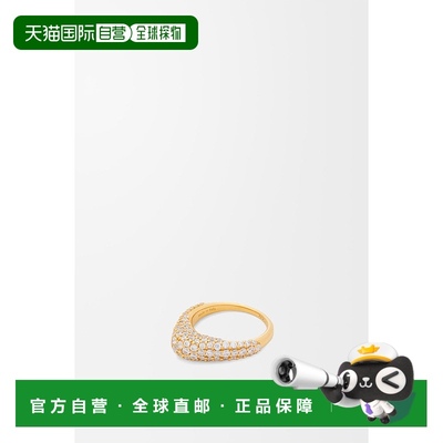 1h可退 欧洲直邮LOEWE (2025新品) 金属玻璃马镫戒指纯银银戒指