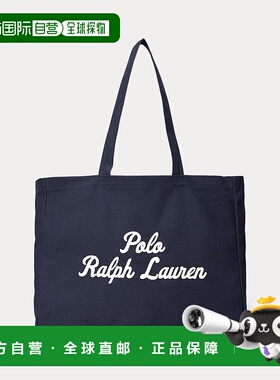 1h可退 日本直邮Polo Ralph Lauren 男士刺绣帆布托特包 MAPOBGS0