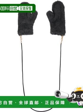 1h可退 香港直邮MaxMara 麦斯玛拉 女士 灰色 Ombrat03 手套 2524