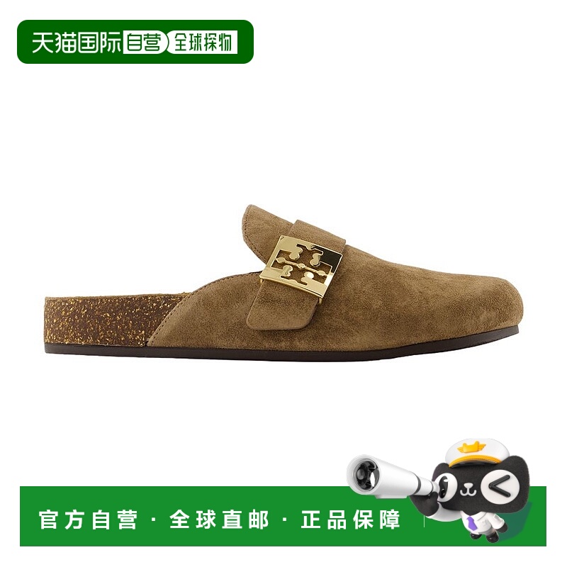 1h可退 香港直邮潮奢 Tory Burch 托里 伯奇 女士 圆头穆勒鞋 154