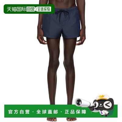 1h可退 香港直邮潮奢 versace 范思哲 男士 海军蓝 Cartouche 泳