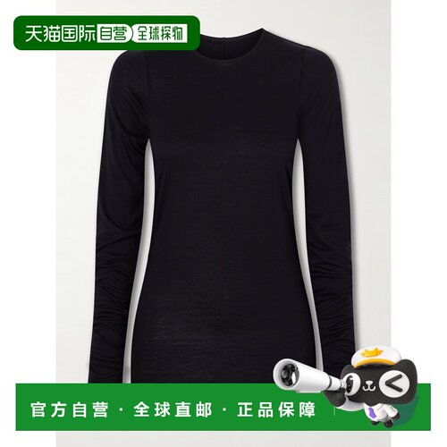 香港直邮RICK OWENS 女士T恤 LI01F7202RV09BLACK SS2026