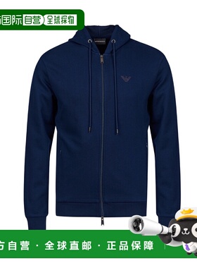 香港直邮Emporio Armani 连帽拉链休闲夹克 8N1M151J07Z阿玛尼