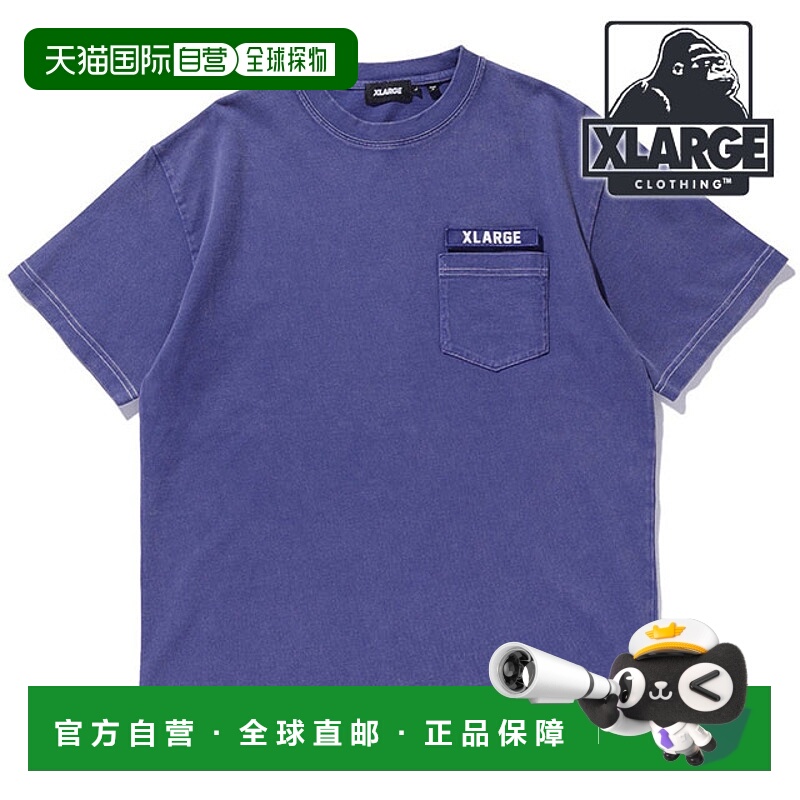 日本直邮XLARGE 口袋短袖T恤 [101252011038 SU25] MILITARY POCK