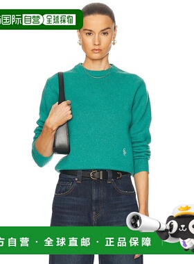 1h可退 香港直邮SPORTY & RICH 女士 SRC 圆领毛衣 WS006514302GR