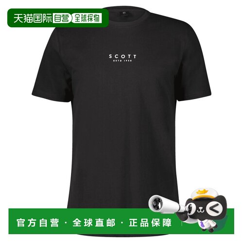 1h可退 欧洲直邮SCOTT 男士户外T恤 10864326410586 CO 黑色 T-Sh