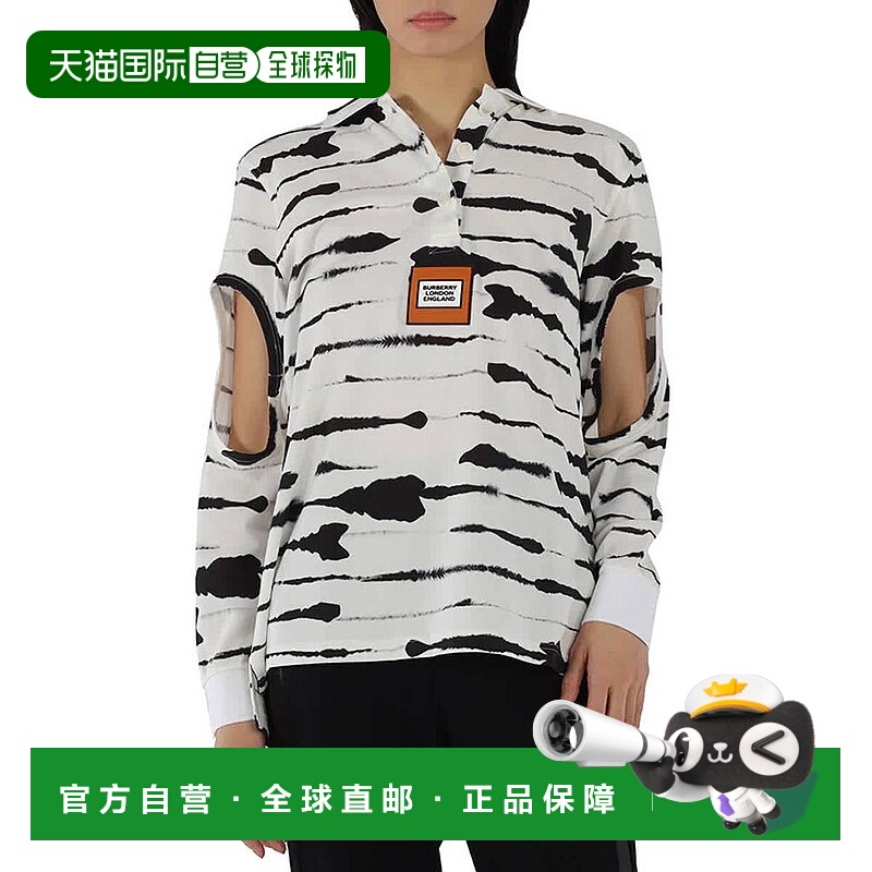 【美国直邮】burberry 女士 Polo衫长袖上衣