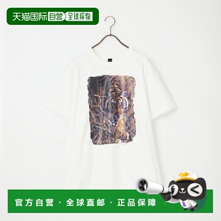 1h可退 日本直邮NOVELTY TEES男士纯棉短袖T恤 老虎印花 TIGER
