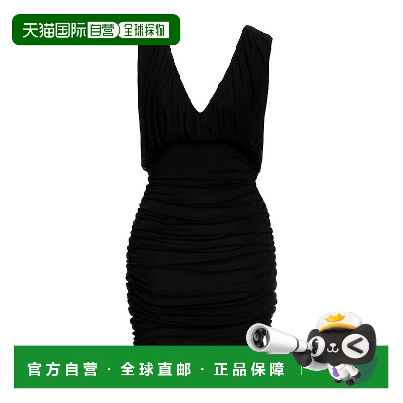 1h可退 香港直邮Saint Laurent 圣罗兰 女士 紧身连衣裙包臀裙