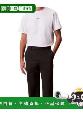 香港直邮CALVIN KLEIN 男士T恤 LV04LC241GYAF AW2025 白色