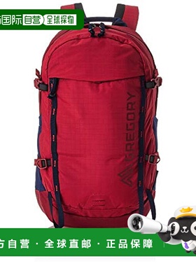 自营｜Gregory格里高利简约登山包深红色时尚复古精美双肩包