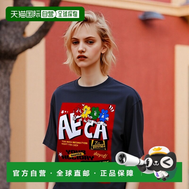 韩国直邮AECA WHITE 公用T恤AWCMSSBDTTSOV014C0BE CLOVER HOLIDA