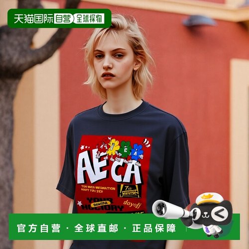 韩国直邮AECA WHITE 公用T恤AWCMSSBDTTSOV014C0BE CLOVER HOLIDA