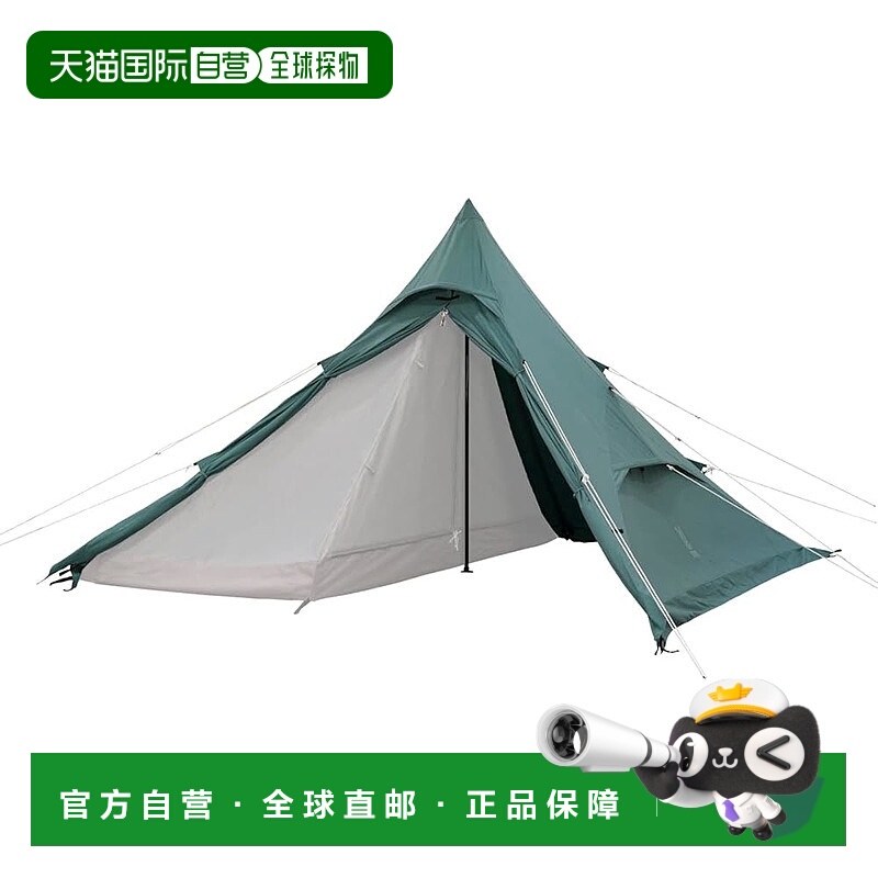 【日本直邮】DOD单杆帐篷RX(M)TC带裙边的TCFlyT3-949-BL户外