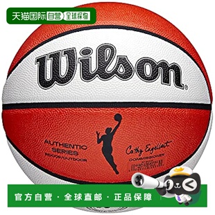 【日本直邮】Wilson威尔胜 WNBA Authentic篮球 室外用 6号 橙