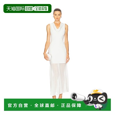 1h可退 香港直邮Simkhai 女士 Xena 挂脖连衣裙 4251142K纱裙