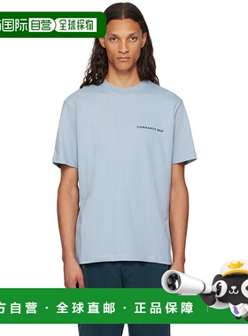 1h可退 香港直邮潮奢 CARHARTT WIP 男士 蓝色 Home State T 恤 I