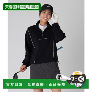 1h可退 日本直邮UNITED ARROWS GOLF 女士 透气 格子 半拉链 休闲